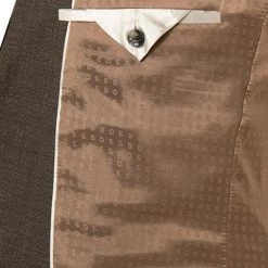 BOSS Anzug Huge-Genius 50460491+474/308 Slim Fit, Schurwolle, Braun meliert, Braun -Anzüge & Westen Schritte 373919 norm5