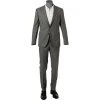 BOSS Anzug Huge-Genius 50460491+474/030 Slim Fit, Schurwolle, Grau meliert, Grau -Anzüge & Westen Schritte 373920 master
