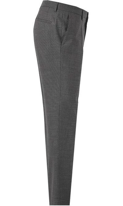 BOSS Anzug Huge-Genius 50460491+474/030 Slim Fit, Schurwolle, Grau meliert, Grau 11 BOSS Anzug Huge-Genius 50460491+474/030 Slim Fit, Schurwolle, Grau meliert, Grau – Bild 9