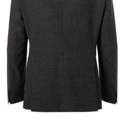 BOSS Anzug Huge-Genius 50460491+474/001 Slim Fit, Schurwolle, Schwarz meliert, Schwarz -Anzüge & Westen Schritte 373921 norm3