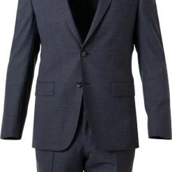 BOSS Anzug Huge-Genius 50460491+474/404 Slim Fit, Schurwolle, Dunkelblau meliert, Dunkelblau 13 BOSS Anzug Huge-Genius 50460491+474/404 Slim Fit, Schurwolle, Dunkelblau meliert, Dunkelblau -Anzüge & Westen Schritte 373922 norm2