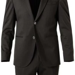 BOSS Anzug Jasper-Leon 50460567+62593/001 Regular Fit, Jersey, Schwarz -Anzüge & Westen Schritte 373929 norm2