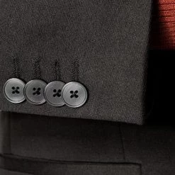 BOSS Anzug Jasper-Leon 50460567+62593/001 Regular Fit, Jersey, Schwarz -Anzüge & Westen Schritte 373929 norm4