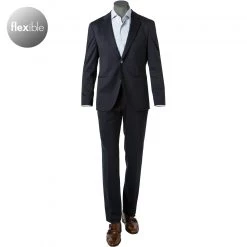 BOSS Anzug Jasper-Leon 50460567+62593/404 Regular Fit, Jersey, Dunkelblau, Nachtblau