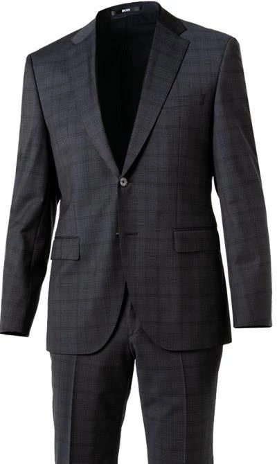 BOSS Anzug Jasper-Leon 50442567+574/410 Regular Fit, Navy kariert, Navy 5 BOSS Anzug Jasper-Leon 50442567+574/410 Regular Fit, Navy kariert, Navy – Bild 3