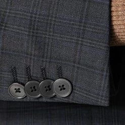 BOSS Anzug Jasper-Leon 50442567+574/410 Regular Fit, Navy kariert, Navy 15 BOSS Anzug Jasper-Leon 50442567+574/410 Regular Fit, Navy kariert, Navy -Anzüge & Westen Schritte 373935 norm4