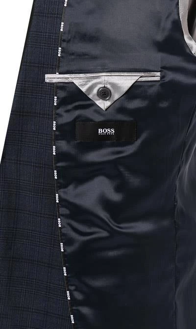 BOSS Anzug Jasper-Leon 50442567+574/410 Regular Fit, Navy kariert, Navy 8 BOSS Anzug Jasper-Leon 50442567+574/410 Regular Fit, Navy kariert, Navy – Bild 6