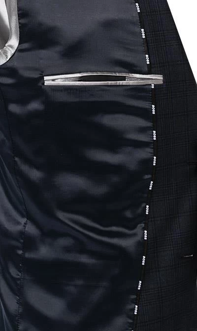 BOSS Anzug Jasper-Leon 50442567+574/410 Regular Fit, Navy kariert, Navy 9 BOSS Anzug Jasper-Leon 50442567+574/410 Regular Fit, Navy kariert, Navy – Bild 7