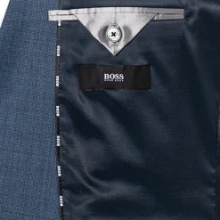 BOSS Anzug Jasper-Leon 50460512+489/420 Regular Fit, Reine Schurwolle, Blau , Blau -Anzüge & Westen Schritte 373938 norm5