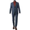 BOSS Anzug Jasper-Leon 50460507+516/425 Regular Fit, Schurwolle, Blau meliert, Blau -Anzüge & Westen Schritte 373951 master