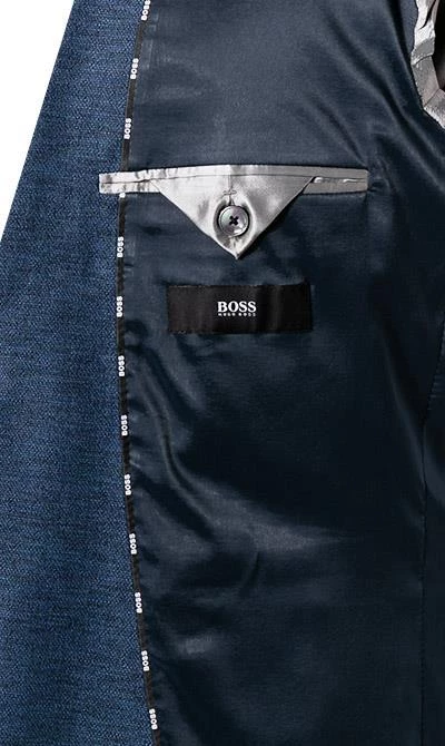 BOSS Anzug Jasper-Leon 50460507+516/425 Regular Fit, Schurwolle, Blau meliert, Blau 8 BOSS Anzug Jasper-Leon 50460507+516/425 Regular Fit, Schurwolle, Blau meliert, Blau – Bild 6
