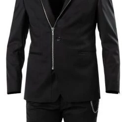 KARL LAGERFELD Anzug 155502+255055/10/512083 Schurwoll-Stretch, Schwarz -Anzüge & Westen Schritte 374696 norm2