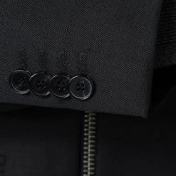 KARL LAGERFELD Anzug 155502+255055/10/512083 Schurwoll-Stretch, Schwarz -Anzüge & Westen Schritte 374696 norm4