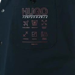 HUGO Anzug Hug-Tec 50457172/402 Reise-Anzug Hug-Tec, Slim Fit, Mikrofaser waschbar, Dunkelblau -Anzüge & Westen Schritte 374718 norm5