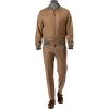 BOSS Anzug Hanry/Genius 50458797+788/262 Anzug Hanry-Genius, Slim Fit, Schurwoll-Stretch, Beige meliert, Beige