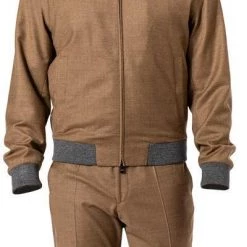 BOSS Anzug Hanry/Genius 50458797+788/262 Anzug Hanry-Genius, Slim Fit, Schurwoll-Stretch, Beige meliert, Beige -Anzüge & Westen Schritte 374913 norm2