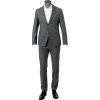 BOSS Anzug Hanry/Genius 50458811+60306/030 Anzug Hanry-Genius, Slim Fit, Schurwoll-Stretch, Grau gemustert, Grau -Anzüge & Westen Schritte 374968 master