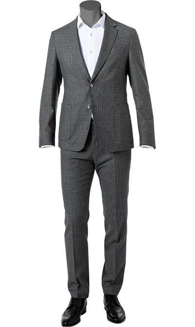 BOSS Anzug Hanry/Genius 50458811+60306/030 Anzug Hanry-Genius, Slim Fit, Schurwoll-Stretch, Grau gemustert, Grau 4 BOSS Anzug Hanry/Genius 50458811+60306/030 Anzug Hanry-Genius, Slim Fit, Schurwoll-Stretch, Grau gemustert, Grau – Bild 2