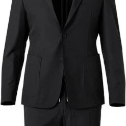 BOSS Anzug Hanry-Genius 50460650+671/001 Reise-Anzug Hanry-Genius, Slim Fit, MIkrofaser-Stretch, Schwarz -Anzüge & Westen Schritte 375007 norm2