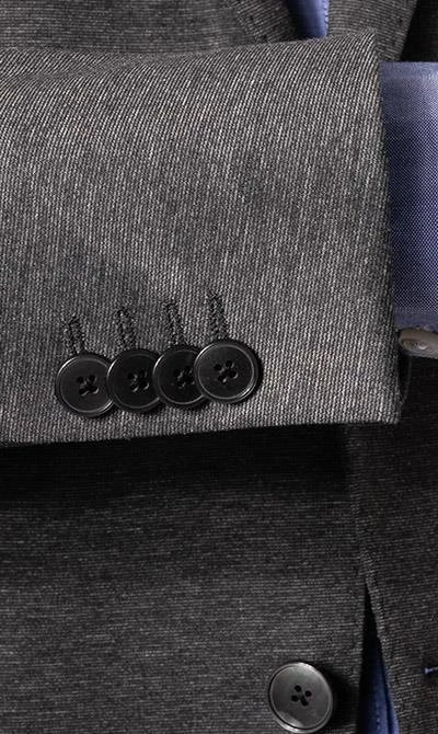 BOSS Anzug Jasper-Leon 50460586+2601/030 Regular Fit, Jersey halbgefüttert, Grau meliert, Mittelgrau 7 BOSS Anzug Jasper-Leon 50460586+2601/030 Regular Fit, Jersey halbgefüttert, Grau meliert, Mittelgrau – Bild 5