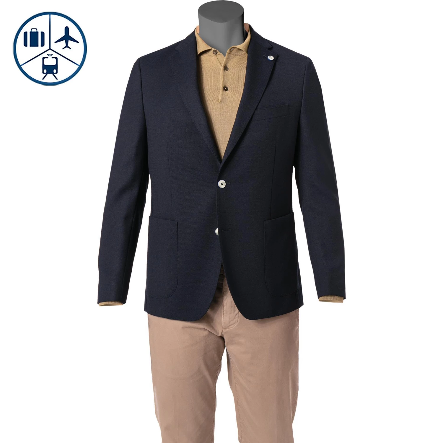 DIGEL Sakko 2-Knopf Edward-TR 120337/99236/20 Reise-Sakko, Modern Fit, Woll-Stretch halbgefüttert, Navy 3 DIGEL Sakko 2-Knopf Edward-TR 120337/99236/20 Reise-Sakko, Modern Fit, Woll-Stretch halbgefüttert, Navy