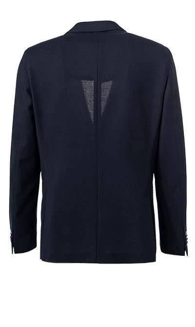 DIGEL Sakko 2-Knopf Edward-TR 120337/99236/20 Reise-Sakko, Modern Fit, Woll-Stretch halbgefüttert, Navy 6 DIGEL Sakko 2-Knopf Edward-TR 120337/99236/20 Reise-Sakko, Modern Fit, Woll-Stretch halbgefüttert, Navy – Bild 4