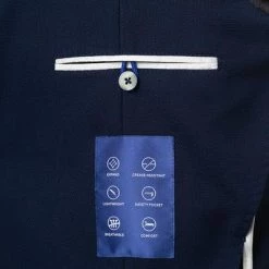 DIGEL Sakko 2-Knopf Edward-TR 120337/99236/24 Reise-Sakko, Modern Fit, Woll-Stretch halbgefüttert, Tintenblau -Anzüge & Westen Schritte 375055 norm5