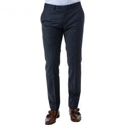 DIGEL Hose Apollo 118001/99725/22 Slim Fit, Schurwoll-Stretch, Dunkelblau meliert, Dunkelblau