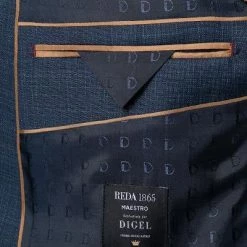 DIGEL Anzug Duncan-Per 120033+116062/99671/24 Modern Fit, Schurwolle REDA, Indigo -Anzüge & Westen Schritte 375073 norm5