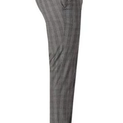 DIGEL Hose Nanno110141/99727/45 Extra Slim Fit, Viskose-Stretch, Grau kariert , Mittelgrau -Anzüge & Westen Schritte 375078 norm3