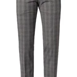 DIGEL Nate-Nanno 120296+110141/99727/45 Anzug, Extra Slim Fit, Viskose-Stretch, Grau kariert , Mittelgrau -Anzüge & Westen Schritte 375081 norm7