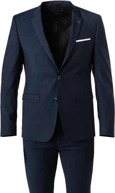 DIGEL Anzug Nate-Nanno 120296+110141/99714/22 Extra Slim Fit, Mikrofaser-Stretch, Tintenblau , Tintenblau 5 DIGEL Anzug Nate-Nanno 120296+110141/99714/22 Extra Slim Fit, Mikrofaser-Stretch, Tintenblau , Tintenblau – Bild 3