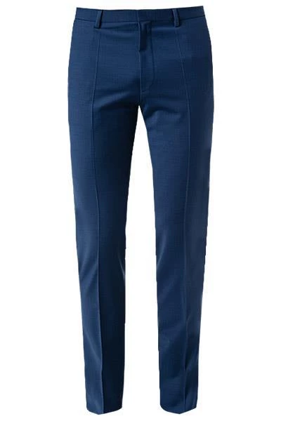 HUGO Hose Hesten 50446520/463 Extra Slim Fit, Schurwoll-Stretch, Marine 5 HUGO Hose Hesten 50446520/463 Extra Slim Fit, Schurwoll-Stretch, Marine – Bild 3