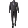 HUGO Anzug Arti-Hesten 50446523+520/028 Extra Slim Fit, Schurwoll-Stretch, Grau meliert, Grau -Anzüge & Westen Schritte 375105 master