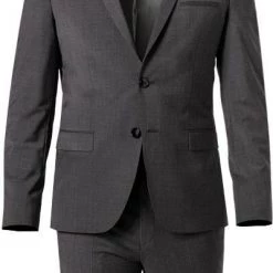 HUGO Anzug Arti-Hesten 50446523+520/028 Extra Slim Fit, Schurwoll-Stretch, Grau meliert, Grau -Anzüge & Westen Schritte 375105 norm2