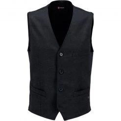 CG Weste Morin 00-151J3/440023/63 Slim Fit, Mikrofaser, Dunkelblau meliert, Dunkelblau