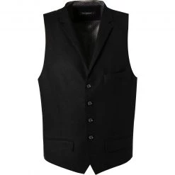 ROY ROBSON Weste 005055341708300/A001 Schurwolle, Schwarz