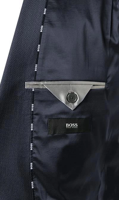 BOSS Anzug Jasper-Leon 50460471+465/404 Regular Fit, Schurwoll-Stretch, Dunkelblau 8 BOSS Anzug Jasper-Leon 50460471+465/404 Regular Fit, Schurwoll-Stretch, Dunkelblau – Bild 6