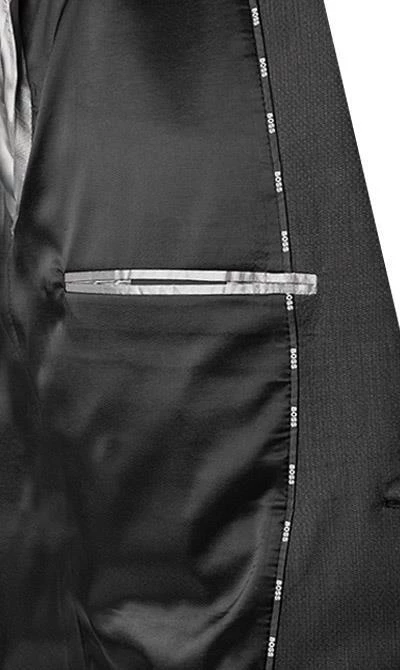 BOSS Anzug Jasper-Leon 50460471+465/061 Regular Fit, Schurwoll-Stretch, Anthrazit 9 BOSS Anzug Jasper-Leon 50460471+465/061 Regular Fit, Schurwoll-Stretch, Anthrazit – Bild 7
