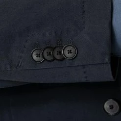 BOSS Anzug Hanry-Genius 50459993+60310/410 Slim Fit, Baumwoll-Stretch, Navy -Anzüge & Westen Schritte 376881 norm4