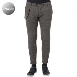 CG Hose Clow 12-009J3/239333/82 Jersey, Navy-braun kariert, Navy-braun