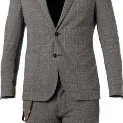 CG Anzug Cirk SV-Clow 12-009J3/225352+239333/82 Slim Fit, Jersey, Navy-braun kariert, Navy-braun -Anzüge & Westen Schritte 377661 norm2