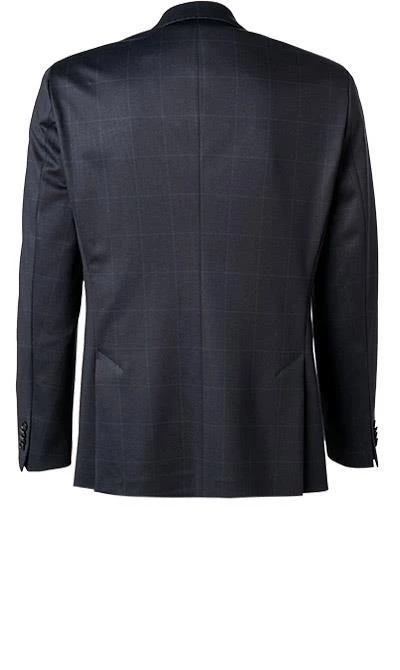 BOSS Anzug Jasper-Leon 50460587+62611/405 Regular Fit, Jersey, Dunkelblau kariert, Dunkelblau 6 BOSS Anzug Jasper-Leon 50460587+62611/405 Regular Fit, Jersey, Dunkelblau kariert, Dunkelblau – Bild 4
