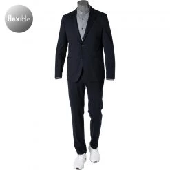 Daniel Hechter Anzug 15824+25839/112150/690 Modern Fit, Jersey waschbar, Nachtblau