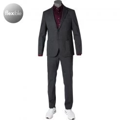 Daniel Hechter Anzug 15824+25839/112150/960 Modern Fit, Jersey waschbar, Grau meliert, Grau