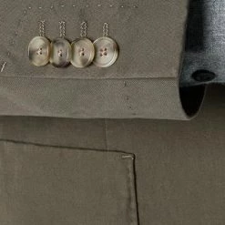 BOSS Anzug Hanry-Genius 50459993+50460310/308 Slim Fit, Baumwoll-Stretch, Olivgrün, Dunkelolive -Anzüge & Westen Schritte 378939 norm4