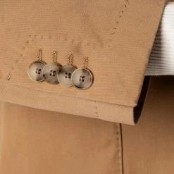 BOSS Anzug Hanry+Genius 50459993+50460310/268 Anzug Hanry-Genius, Slim Fit, Baumwoll-Stretch, Beige -Anzüge & Westen Schritte 378941 norm4