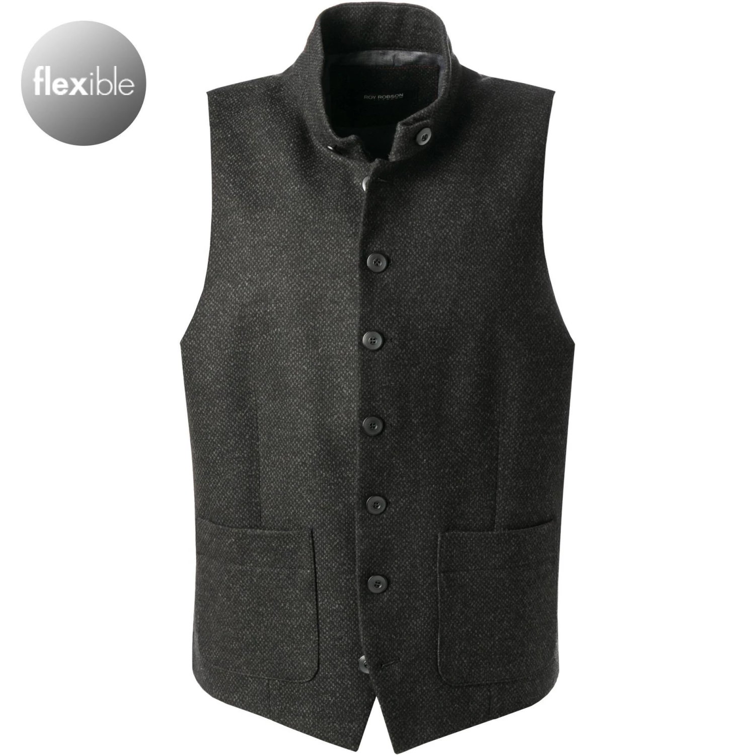 ROY ROBSON Weste 005055641785800/A009 Mikrofaser, Dunkelgrau meliert, Dunkelgrau 3 ROY ROBSON Weste 005055641785800/A009 Mikrofaser, Dunkelgrau meliert, Dunkelgrau