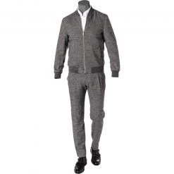 Daniel Hechter Anzug 15884+25884/112105/920 Modern Fit, Wolle, Grau meliert, Grau