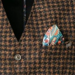 BOB Weste DRUG533 T533/nachtblau-beige Wolle ungefüttert -Anzüge & Westen Schritte 380225 norm3